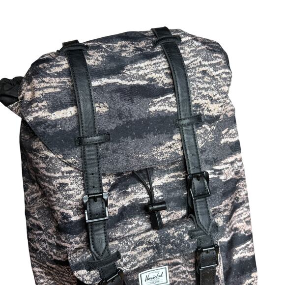 Herschel Little America Mid Backpack Adjustable Drawcord Ash Rose Desert 17L main image 9